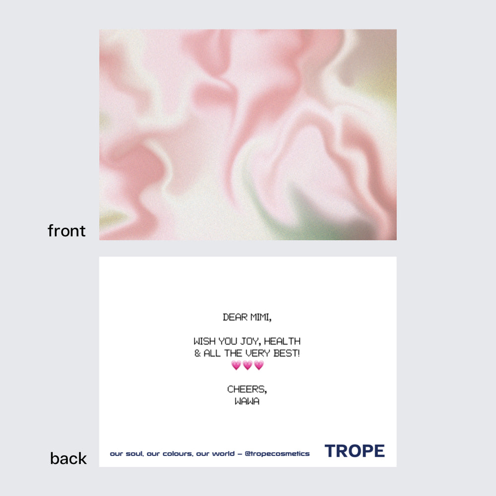 TROPE Custom Greeting Card + Giftwrap