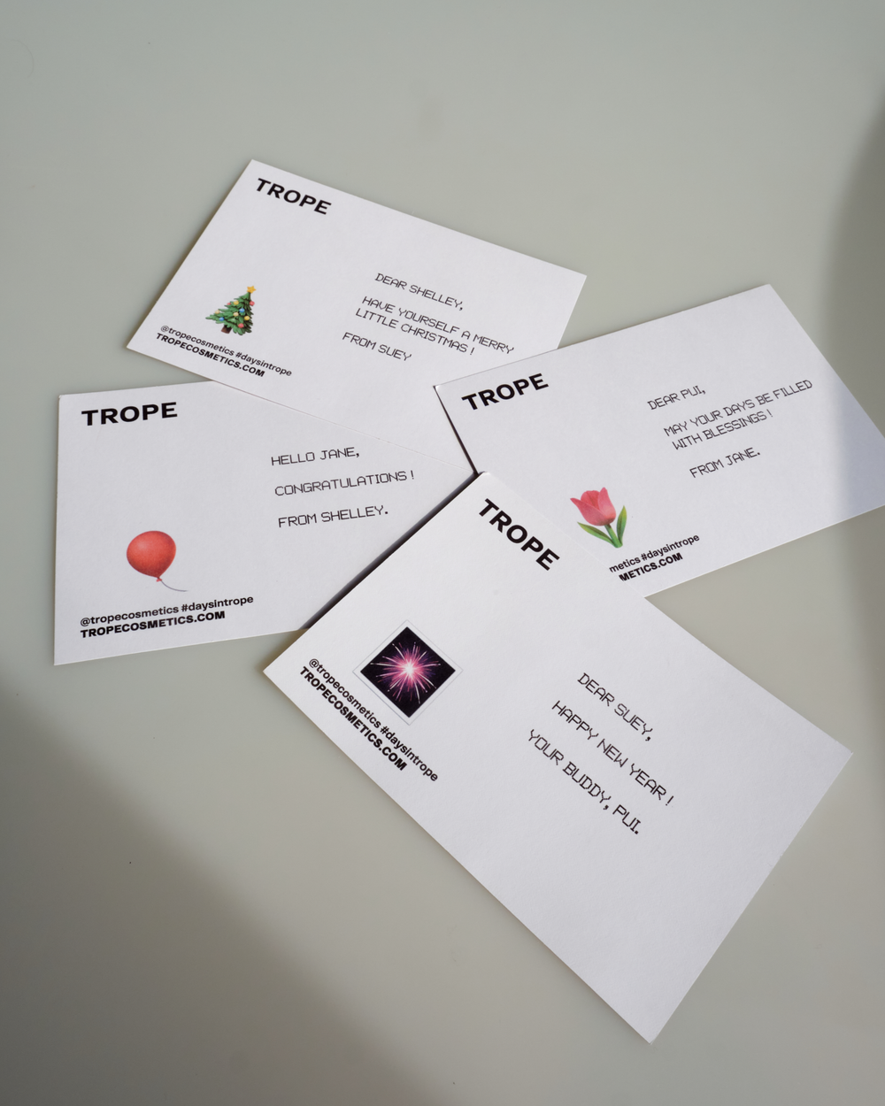 TROPE Custom Greeting Card + Giftwrap